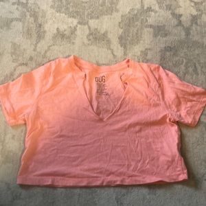 BDG  peach colour crop top